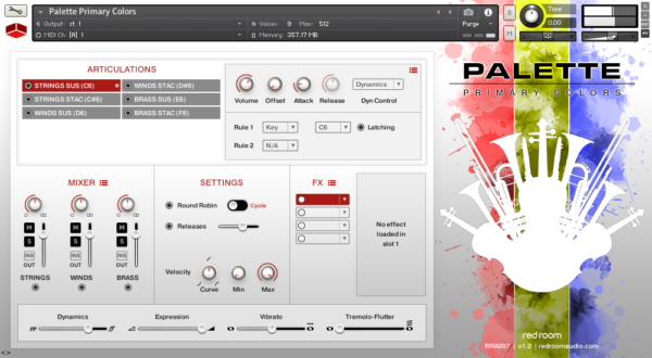 Palette - Symphonic Sketchpad - Red Room Audio